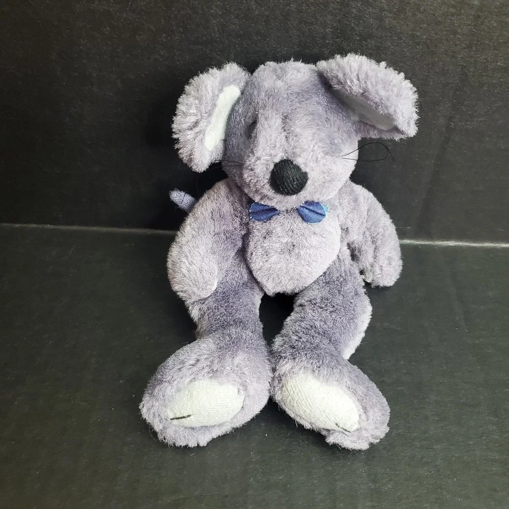 Vintage Grey Mouse Plush 7